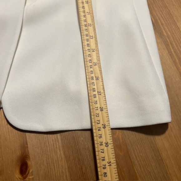 Jones New York Womens Off White Skirt Suit Set Long Sleeve Office Attire Sz 16 - Picture 12 of 14